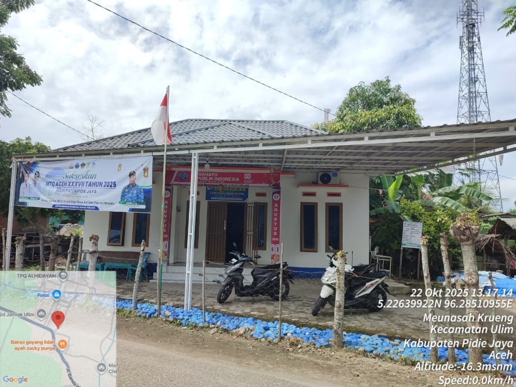 Kantor Geuchik gampong Meunasah Krueng